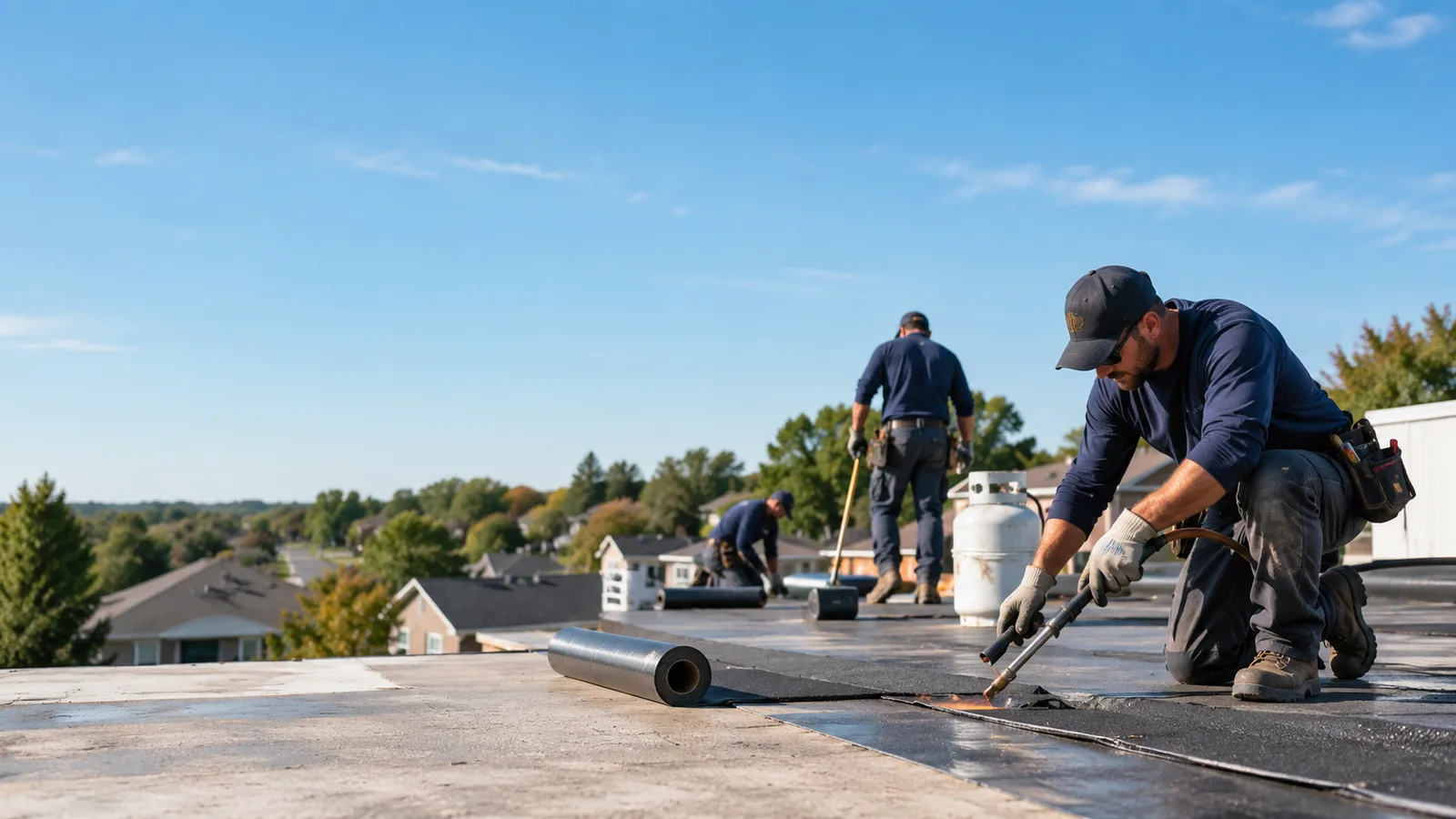 Flat Roof Leak Repair providers in Brook, IN
